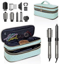 Hair Dryer Travel Carrying Case, Curling Iron Storage Bag, Slim Expandable Handheld Dual-Layer Travel Storage Bag for Dryer/Hair Tool Organizer/Style Organizer