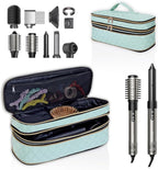 Hair Dryer Travel Carrying Case, Curling Iron Storage Bag, Slim Expandable Handheld Dual-Layer Travel Storage Bag for Dryer/Hair Tool Organizer/Style Organizer