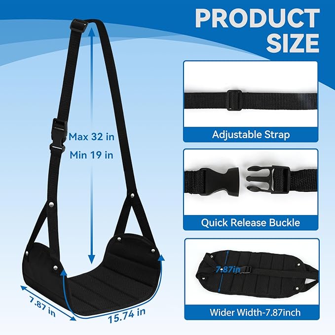 Foot Hammock for Plane Travel - Image 5