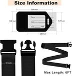 8 Pack Luggage Straps and Tags Set, Luggage Straps - Image 2