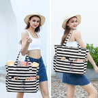 Beach Pool Bags Tote for Women Ladies Large Gym Tote Carry On Bag - Image 5