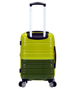 Melbourne Hardside 2 Piece Expandable Spinner Wheel Luggage Set (Two Tone Green / 2 Piece (20"/28"))