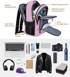 Pink Backpack for Women, School Backpacks for Girls Teen, Bookbag - Image 3