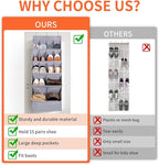FENTEC 1 Pack Over the Door Shoe Organizers, Hanging Shoe Organizer - Image 7