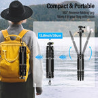 SIRUI Lightweight Carbon Fiber Travel Tripod, 6kg Load Capacity Compact Camera - Image 3