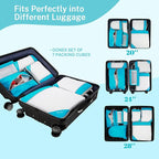 Compression Packing Cubes, Gonex Extensible Storage Mesh Bags Organizers - Image 5