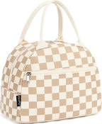 FlowFly Lunch Bag for Women Insulated Lunch Box Corduroy Lunch Tote Cooler for by FlowFly