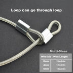 10 Pcs 2mm Wire 24 inch Vinyl Coated Stainless Steel Cable - Image 2