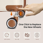 Luggage Sets 3 Piece with Spinner Wheel, Hardside Suitcase Set with TSA Lock - Image 3