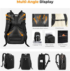 K&F Concept Camera Backpack, Hardshell Photography DSLR Camera Bag - Image 4