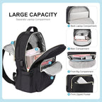 LOVEVOOK Laptop Backpack for Women, Stylish Quilted Backpacks Purse for - Image 2