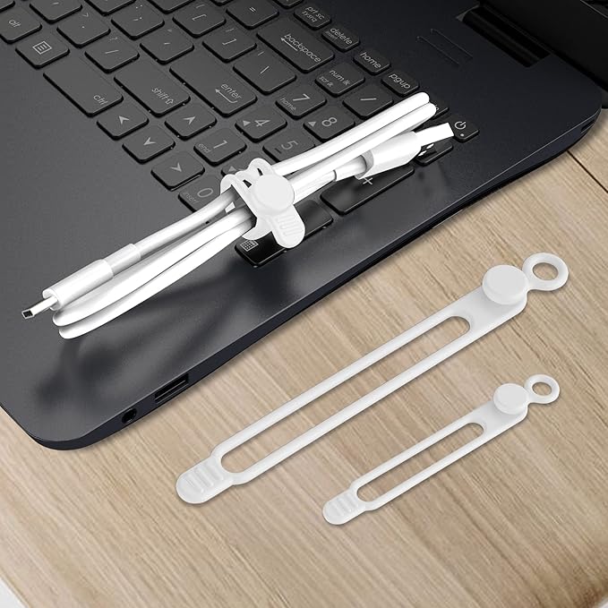 Nearockle Silicone Cable Ties Cord Organizer - Image 6