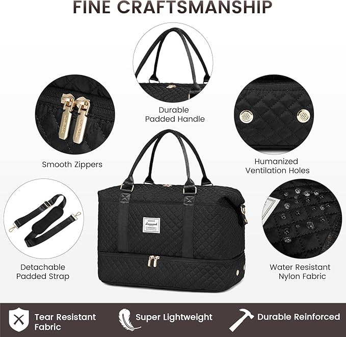LOVEVOOK Travel Duffle Bag, Weekender Bags - Image 6