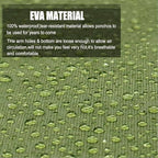 Rain Coats - Reusable EVA Rain Ponchos - Image 5