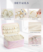Large Travel Jewelry Organizer Box - Image 3