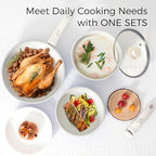 15Pcs Pots and Pans Set Non Stick, Cookware Sets - Image 7