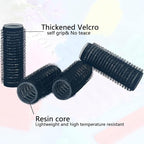 36PCS Self Grip Small Hair Curlers Heatless Roller Hair Curlers Pro Salon Hairdressing Curler DIY Curly Hairstyle Hair Rollers Tools Rat Tail Comb for Women Medium Short Hair(0.8x2.4in-black)