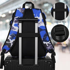 School Backpack Stone Textured, Classic Bookbag Men and Teen Boy Schoolbag - Image 5