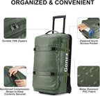 Gonex Rolling Duffle Bag with Wheels, 70L Water Repellent Wheeled Travel Duffel - Image 4