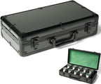 10 slots Watch organizer Case, Aluminum watch storage box, hard watch travel box - Image 5
