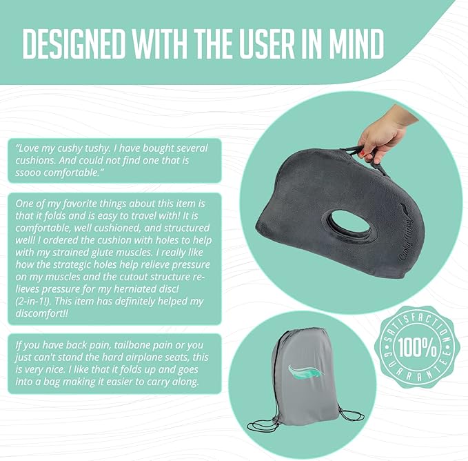 Foldable Sit Bone Seat Cushion - Image 9