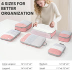 8 Set/6 Set/4 Set Compression Packing Cubes - Image 4