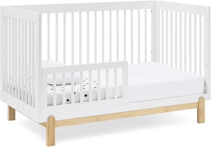 Delta Children Poppy 4-in-1 Convertible Crib, Bianca White/Natural - Image 8