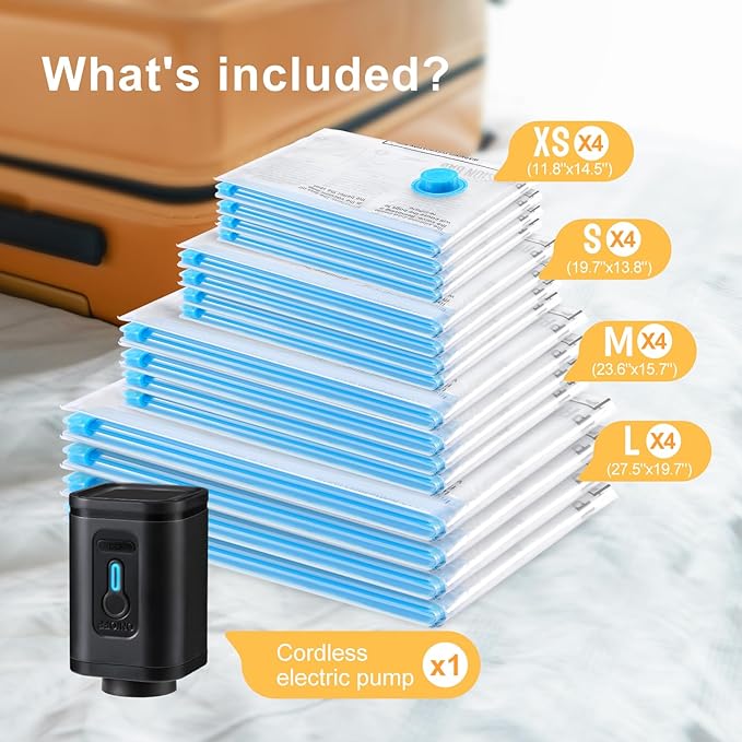 Combo 16 Pack Travel Vacuum Bags - Image 2