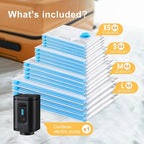 Combo 16 Pack Travel Vacuum Bags - Image 2