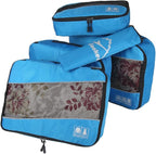 5 Set Packing Cubes for Travel Large Suitcase Luggage Organizer Bags Travel - Image 3
