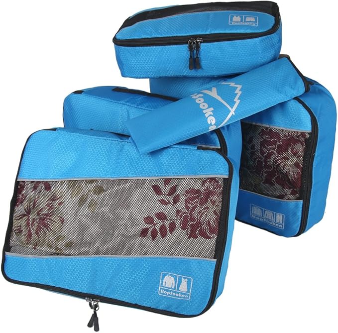 5 Set Packing Cubes for Travel Large Suitcase Luggage Organizer Bags Travel - Image 3