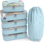 Shacke 6 Set Packing Cubes for Travel by Shacke