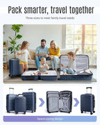 LIGHT FLIGHT Luggage Sets, 3 Piece Durable Suitcase Set - Image 2