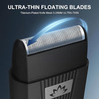 Foil Bald Shavers for Men, Powerful Motor Electric Razor, Head Shavers, Men's Foil Beard Trimmer, Cordless Rechargeable LED Displays