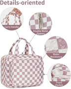 Narwey Travel Toiletry Bag for Women Large Hanging Makeup Bag Organizer - Image 8