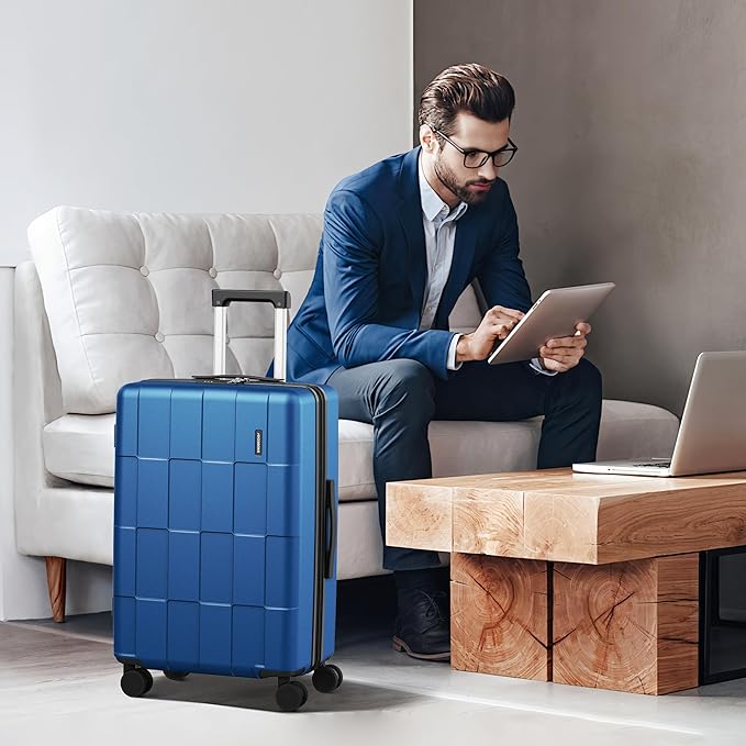 SHOWKOO Luggage Sets 2 Piece 20/28 Inch Hardside Expandable Lightweight PC - Image 2