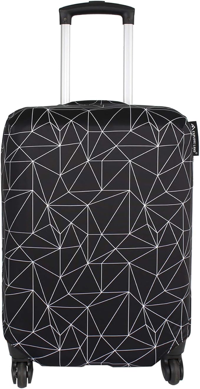 Explore Land Travel Luggage Cover Suitcase Protector Fits 23-26 Inch Case by ExploreLand