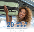 KYME Carry On Luggage 22x14x9 Airline Approved - Image 3