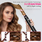 SKIMI 110,000 RPM Brushless Motor Hair Dryer Brush - 5 Muti-Styler for Fast Drying, Curling, Volumizing & Straightening | High-Speed Hot Air Brush for All Hair Types(Black & Blush Red)