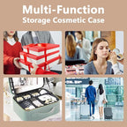 Travel Makeup Bag for Women and Makeup Artists Cosmetic Organizer Large Makeup - Image 6