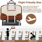 Weekender Bag for Women, Travel Duffel Bag Carry On Overnight Bag - Image 7
