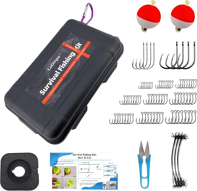 Mini Survival Fishing Kit Small Emergency Fishing TackleBox Pocket Outdoor by Unknown
