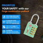 Forge Dual-Opening: Key or Combination Access Lock, TSA Approved Locks - Image 6