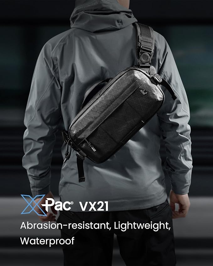 tomtoc 5.5L X-Pac Sling Bag for Nintendo Switch 2, Heavy Duty Crossbody Bag for - Image 2