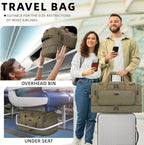 ZOMFELT Duffle Bag for travel, 40L Canvas Travel Duffel Bags for Men Women - Image 4