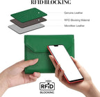 Leather Passport Holder Cover, Passport Book Holder, Rfid Blocking Travel - Image 6