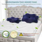 DONAMA Cervical Pillow for Neck and Shoulder, Contour Memory Foam Pillow - Image 4
