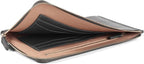 Leatherology Black Onyx Leatherology Slim Zip Travel Wallet - Image 3