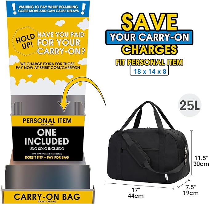 Narwey 18" Carry on Bag Underseat - Image 2