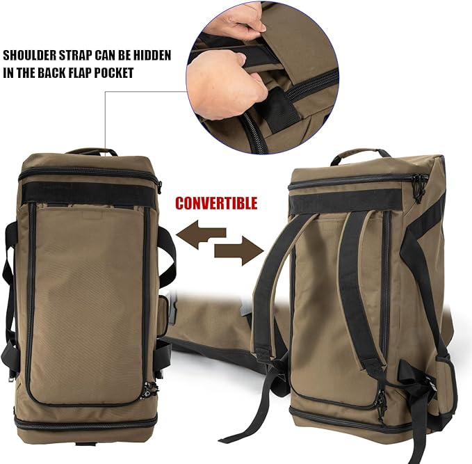 90L Large Duffle Bag, Gym Bags For Men Weekend Bag For Women Travel Backpack - Image 2